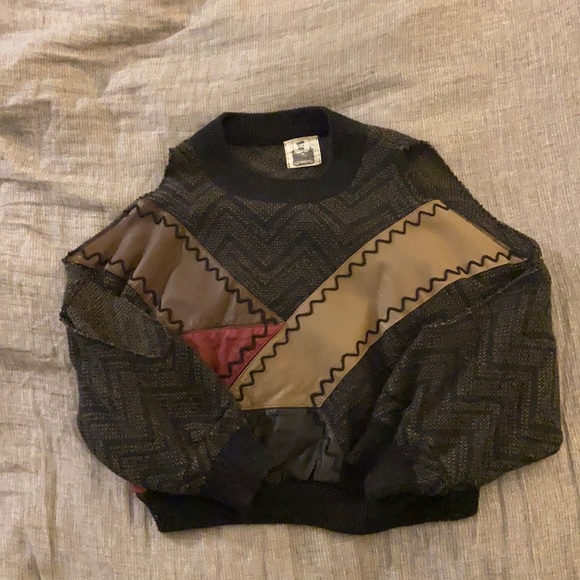 furst of a kind Sweaters - Vintage open sleeve sweater